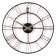 Wall clock, interior: loft, silent, d-40 cm, bronze