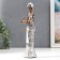 Polystone souvenir "African in silver. Tortard with a pearl with a fruit plate" 32x7x9.5 cm