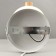 Bra 1668/1wt E27 40W white 18x13x16 cm