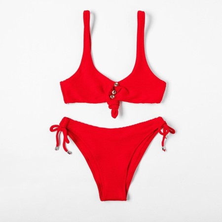 Swimsuit female separate minku "Joy" color red size 48-5