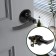 Latch (fashion 3182), interior, latch, matte black color