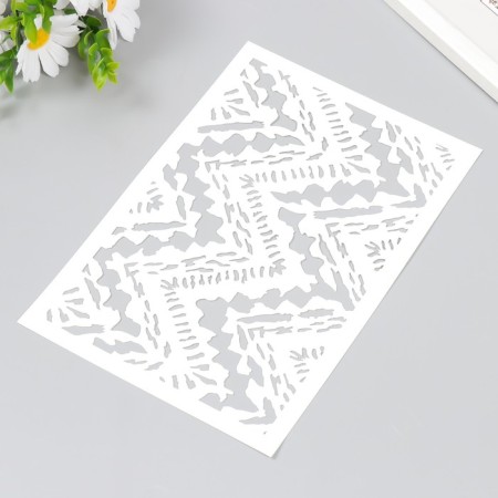 Plastic "pattern" 24x16 cm stencil-1