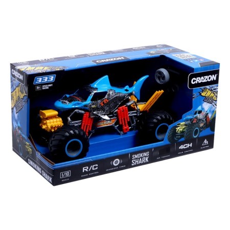 Akula radio control machine, 4WD all -wheel drive, smoke effect, works from the battery-5