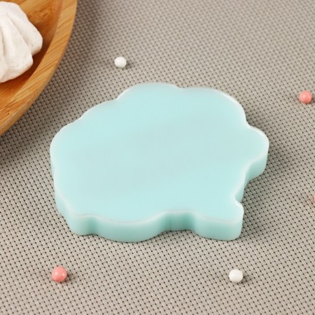 Silicone form “You are our pride”, 8 × 7.2 × 1 cm, turquoise color-3