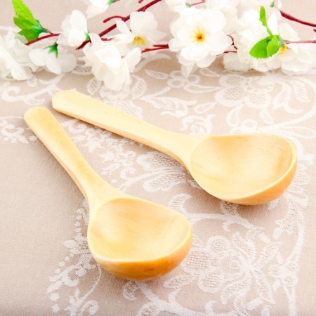Spoon salad, varnished, 6 × 21 cm