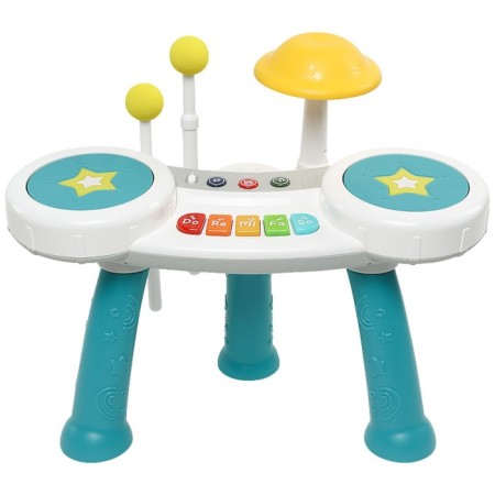 Musical Children's Center Everflo Star Drums HS0495813, white-blue color-2