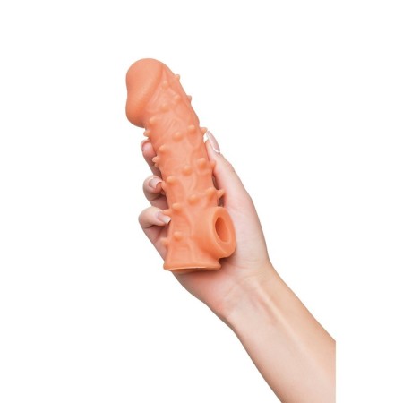 Kokos nozzle is realistic with additional stimulation, TPE, bodily, 15.6 cm, l-6