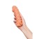 Kokos nozzle is realistic with additional stimulation, TPE, bodily, 15.6 cm, l