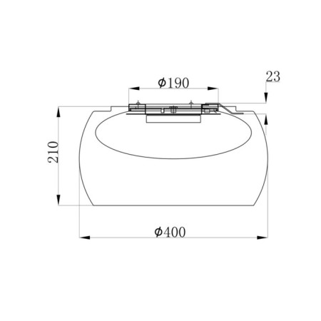 Ceiling Lamp Maytoni Mod074CL-L13B3K, LED, 1x16 W, 190x400x190 mm, 800 lm, 3000k, black-2