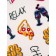 Slider - Neon Nail Design, voluminous, yellow/pink/black color