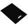 Polyethylene package with a cut pen, black 30-40 cm, 30 microns