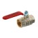Ball bar Valtec Base, internal/internal thread 3/4 ", pen