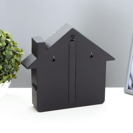 Night-wing-alphabet "House" LED English, numbers, from batteries/USB black and white 22x24.5x5 cm Risalux 9335-4