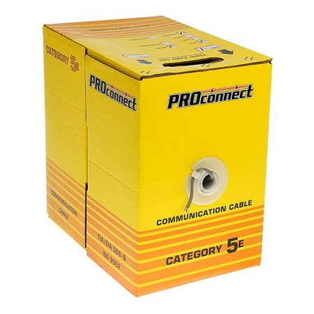 ProConnect UTP cable, 2 pairs, 24 AWG, CAT5E, 305 m, CCA, 01-0022-3-1