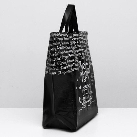 Eco bag with a loop pen "Voyage" 60 x 50 cm, 160 μm-2