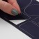 A set of patch for outerwear, adhesive, sheet 10 × 18 cm, 10 pcs, blue color