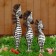 Souvenir tree "Family Zebr" (set 3 pieces: height 40.35.30 cm)