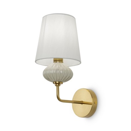 Bra Freya Fr2029WL-01BS Ceramics, 150x320x320 mm, E14, 1x40W, brass color-2