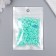 Decor for creativity plastic "Half of beads. Green mother of pearl" d = 3-10 mm, set 10 grams