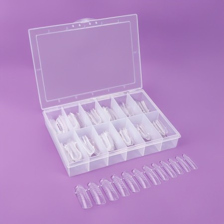 The upper forms for building in a container, d-bend, 120 pcs, the color is transparent-1