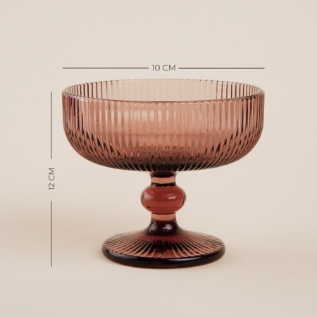 Glass Glass SL Home "Modern", 300 ml, 12 × 10 cm, pink color-1