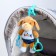 Suspension - rattle "puppy maf", teething, blue color, on a crib, stroller, crumb I
