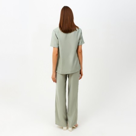 Women's costume (T -shirt, trousers) minku: enjoy olive color, size 42-2