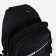 Male sling bag from textiles, headphone opening, black color