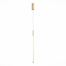 Suspension lamp ST LUCE. SL1580.213.01. Ralio. 1x11 W, LED, 3200K, 858 LM, 5x5x61.3 cm, matte gold color