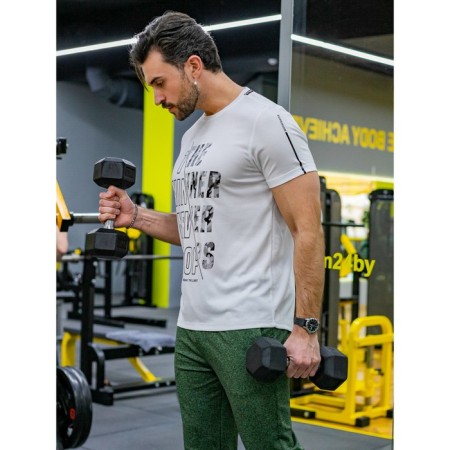 Sports T -shirt Male ISee, size 46, white color-8