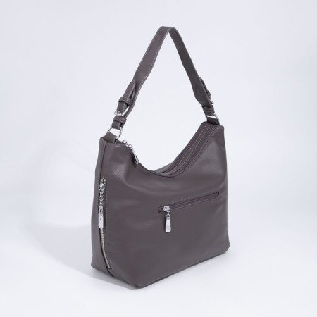 Love bag with lightning, brown color-1