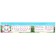 Line-stroke plastic 20 cm, "alphabet" cats aristocrats, flexible