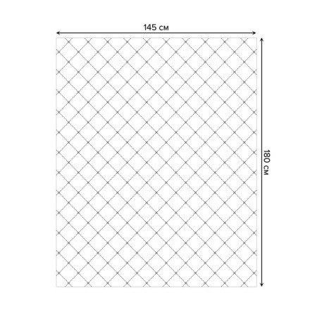 The tablecloth “Intractable rhombus”, rectangular, Saten, size 145x180 cm-1