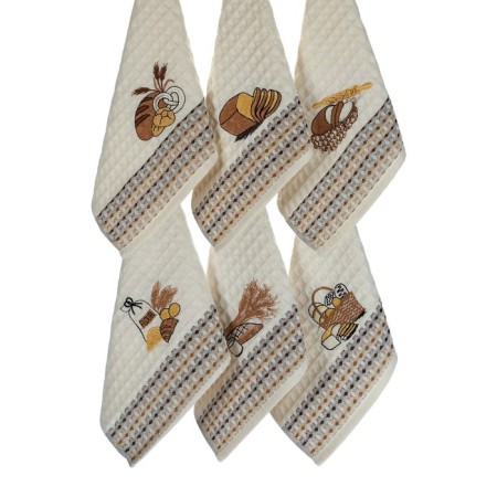 A set of wuffed napkins Diva Afrodita Ceylin "Bread", size 35x50 cm, 6 pcs-2
