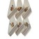 A set of wuffed napkins Diva Afrodita Ceylin "Bread", size 35x50 cm, 6 pcs