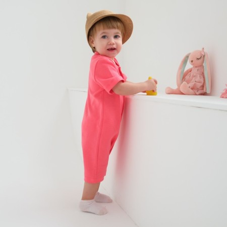 Sandwheel children's minku, coral color, height 74-80 cm-3