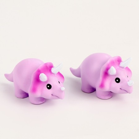 Miniature puppet "dinosaurus", set 2 pcs., Size 1 pc. - 3 × 5.5 × 2 cm, purple color-2