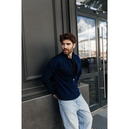 Jumper male ise, size 58, dark blue color-11