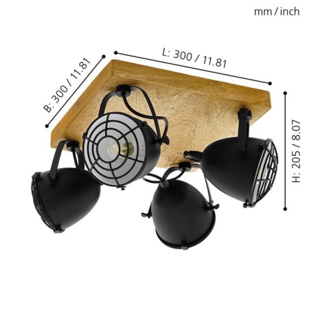 GateBeck 4x40W lamp E14 Natural-2