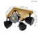 GateBeck 4x40W lamp E14 Natural