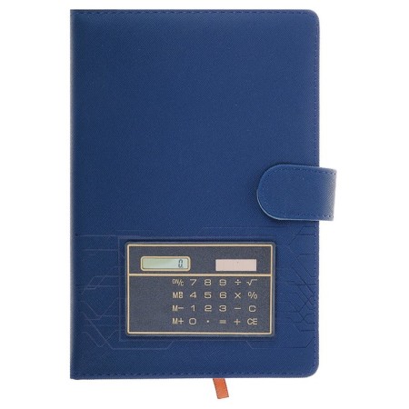 Deliciper of Leduced A5, 140 sheets in a cage, with a calculator, PVC cover, mix-3