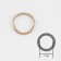 Step ring, metal, 10 mm, 20 pcs, gold color