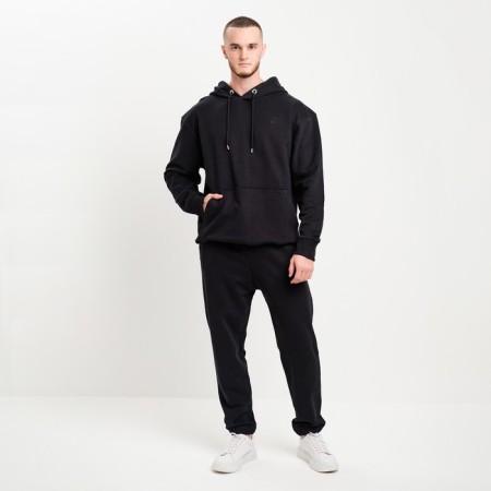 Male costume (sweatshirt/pants), black color, size 48 (l)-2