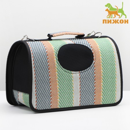 Bag - carrying for animals "strip", size S, 37 x 20x 24 cm