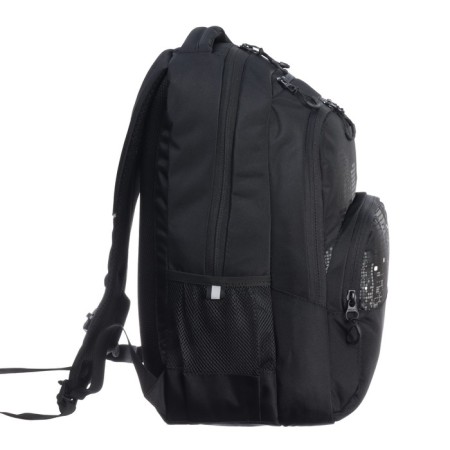 School backpack 45 x 32 x 23 cm, Grizzly, ergonomic back, black/white-3