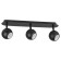 Lamp wall-flowing spot OL36-3 BK MR16 GU10 IP20, black color