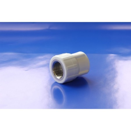 Combined "Politek" coupling, polypropylene, 32 mm x 1 ", internal thread-1