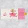 Interactive congratulatory postcard "Princess", balls, 16 x 11 cm