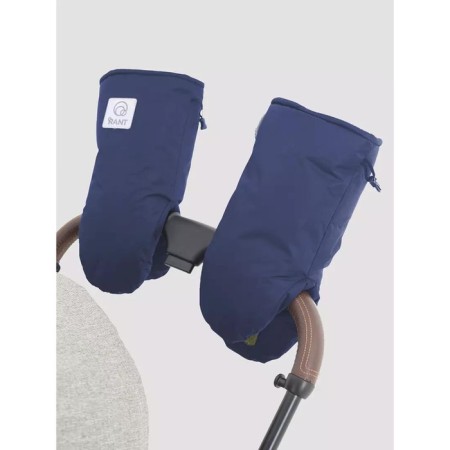 Rant mittens for Nice & Warm stroller, blue color-3