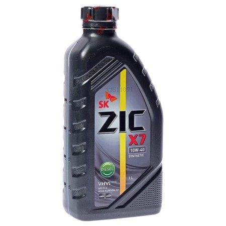 Motor oil zic X7 Diesel 10W-40, API CI-4 / SL, synthetic, 1 liter